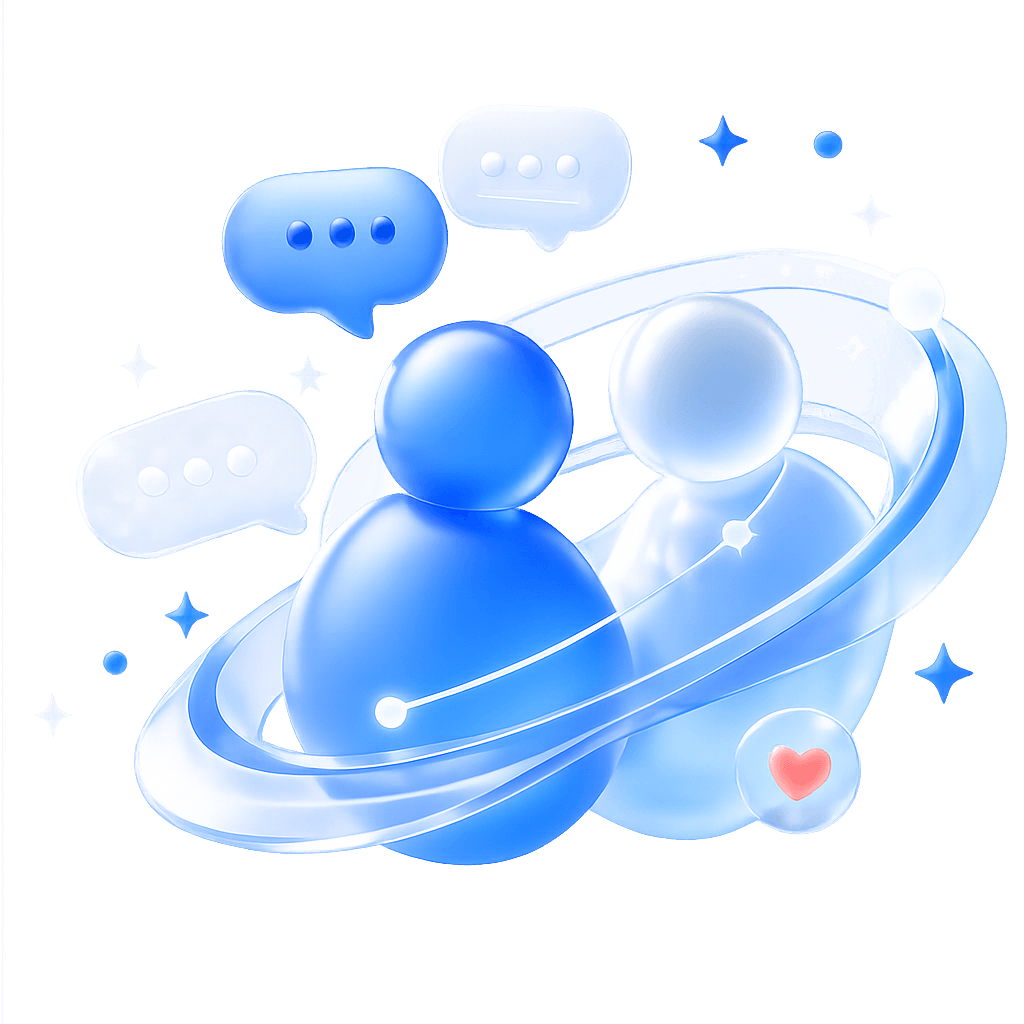 Cozypal AI social agent illustration
