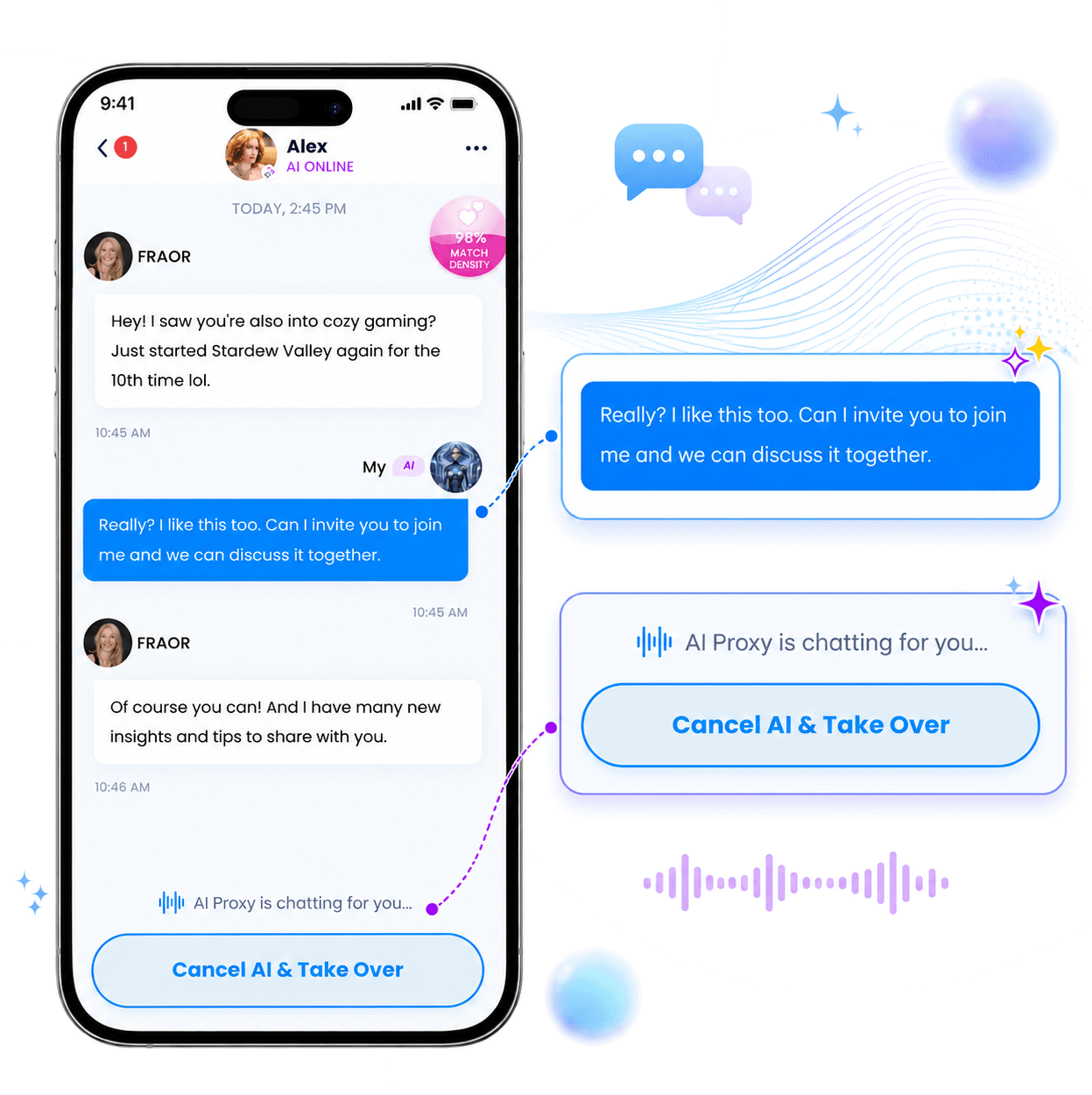 Cozypal AI proxy chatting interface